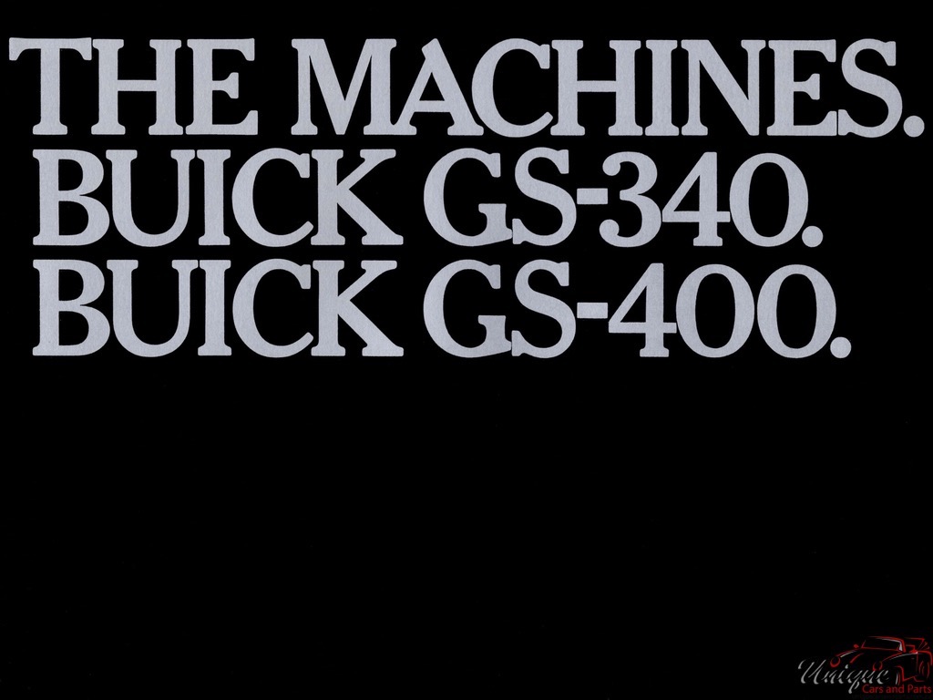 1967 Buick GS340 and GS400 Brochure Page 1